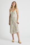 Kendall Jenner Wedding Guest Dress Retro Style Mori Style Fresh Romantic Floral Wizard of Oz Suspender Dress