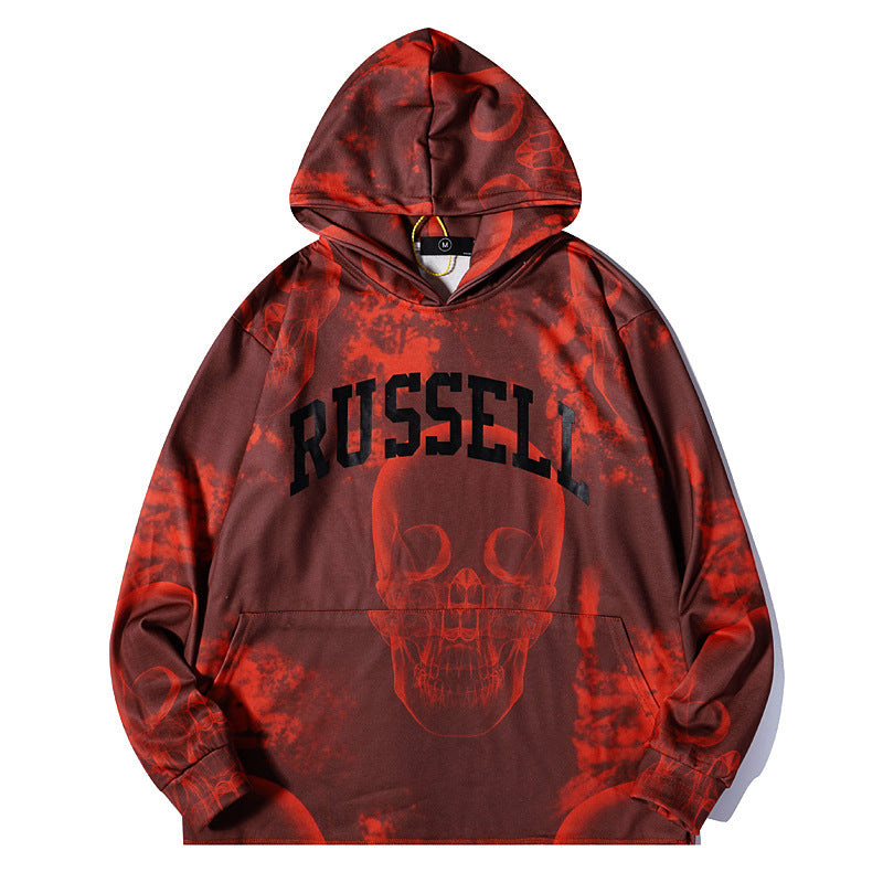 Kanye West Sunday Service Hoodie A$Ap Rocky Skull Terry Hooded Sweater