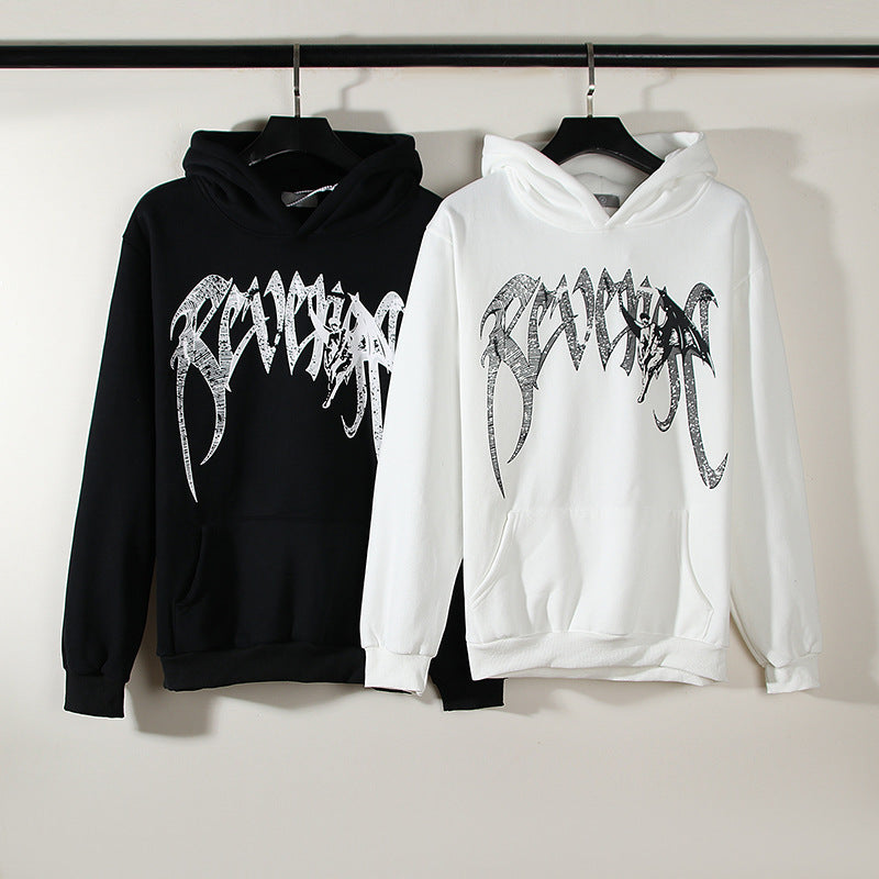 Revenge Hoodie Demon Angel Print Hoodie