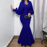 Long Sleeve Burgundy Dress Formal Women's Dress plus Size Evening Dress Long Dress
