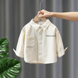 Toddler Boys Sweater Boys' Shirt Autumn Clothing Long Sleeve Jacket
