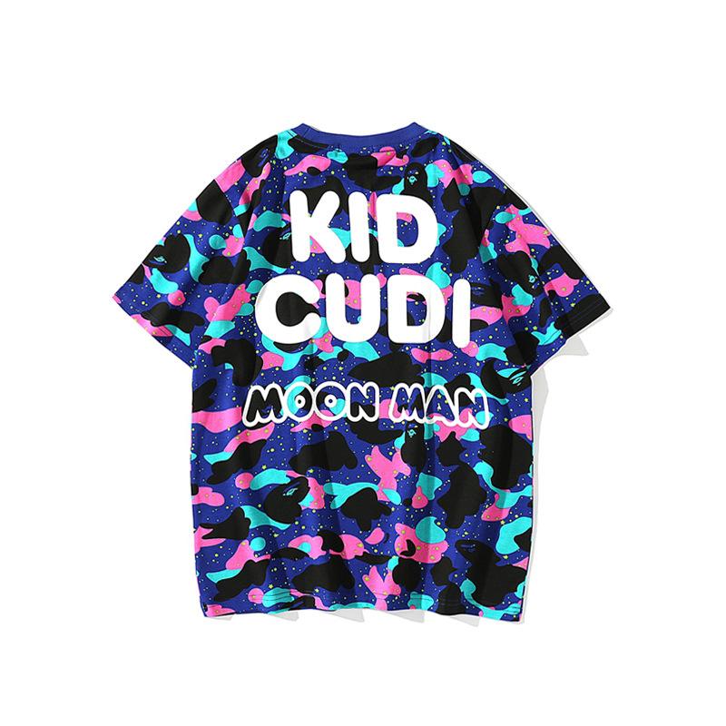 Bathing Ape T Shirt Galaxy Travels Camouflage T-shirt Short Sleeve