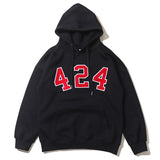 Kanye West Sunday Service Hoodie 424 Embroidered Hoodie Loose Fleece Hoodie