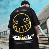 Men T-Shirts Printed Loose Half Sleeve