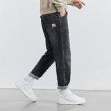 Men Jeans Stretch Soft Blue Casual Jeans