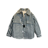 Toddler Boys Sweater Boys' Shirt Spring and Autumn Leisure Shirt