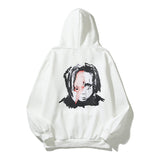 Kanye West Sunday Service Hoodie Autumn And Winter Colorful Letter Hoodie Fleece-Lined