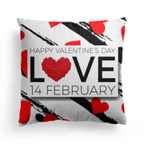 Valentine's Day Pillow Covers 4 Piece Random Styles Together, Pillow Cushion Cover