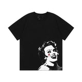 Vlone Die Loose Male And Female Large Size Retro Couple Short Sleeve Tshirt