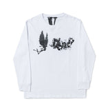 Pop Smoke Vlone Hawk Em Sweatshirt Angel Misty Wings Loose Base Shirt