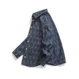 Men Denim Jackets Spring and Autumn Denim Jacket Male Loose Shirt Shirt Coat