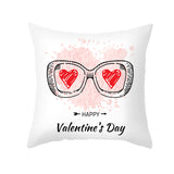 Valentine's Day Pillow Covers 4 Piece Random Styles Together, Home Pillow Cushion Cover