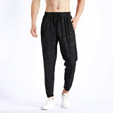 Sweat Wicking Pants Zipper Waist of Trousers Elastic Design Ankle-Tied