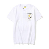 Bathing Ape T Shirt Summer Golden Printing Plus Size Loose Short Sleeve T-shirt