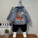 Toddler Boys Jackets Boys Spring And Autumn Denim Jacket
