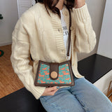 Strawberry Bags Women's Autumn and Winter Western Style Small Square Bag