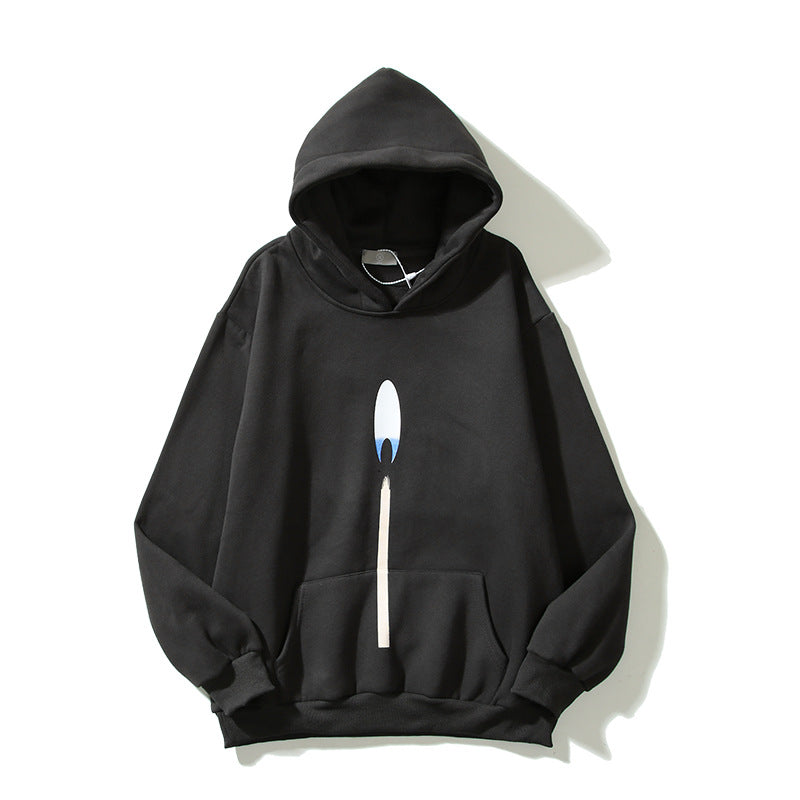 Kanye West Sunday Service Hoodie Autumn And Winter Candle Printed Hoodie Vintage