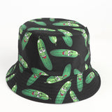 Bucket Hat Fishing Cap Cotton Print Fisherman Hat Printing Men and Women Outdoor Leisure