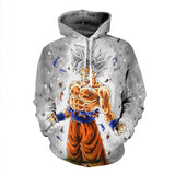 Anime Hoddies 3D Digital Printing Dragon Ball Wukong Series Sweater