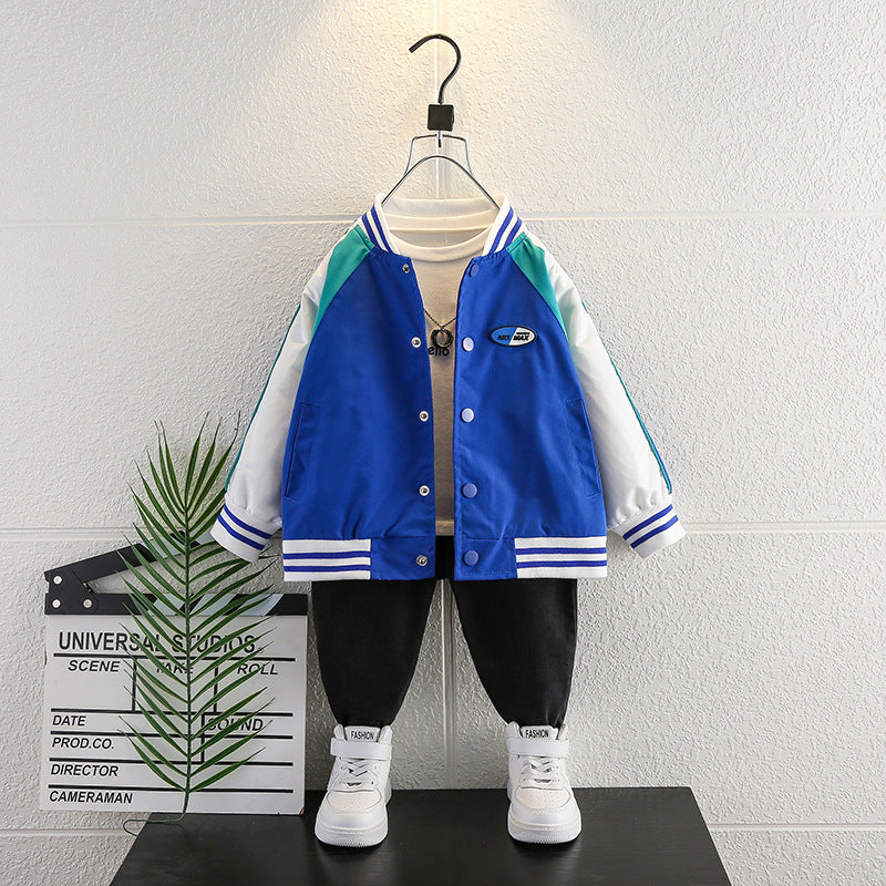 Toddler Boys Jackets Boys' Spring Baseball Jacket