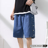 Men Denim Shorts Men's Jeans Shorts Casual Summer Thin Loose
