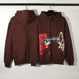 Kanye West Sunday Service Hoodie Tooth Stone Creative Printing Fleece Hoodie