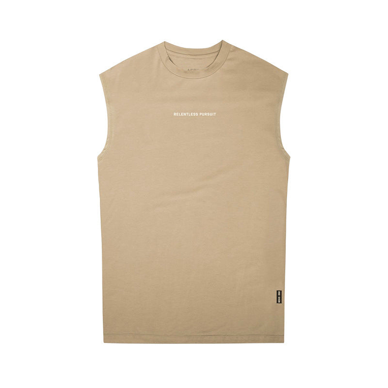Wifebeater Shirt Vest Loose Printed Sleeveless