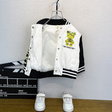 Toddler Boys Jackets Boys' Jacket Spring and Autumn Baseball Uniform