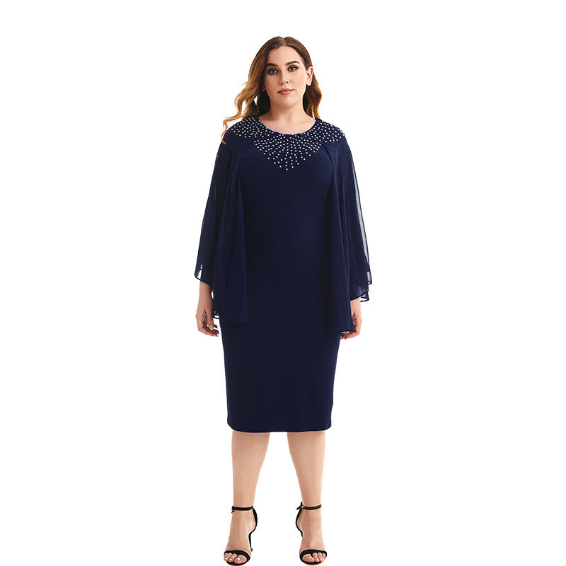 African Dashiki Dress Summer round Neck Dress