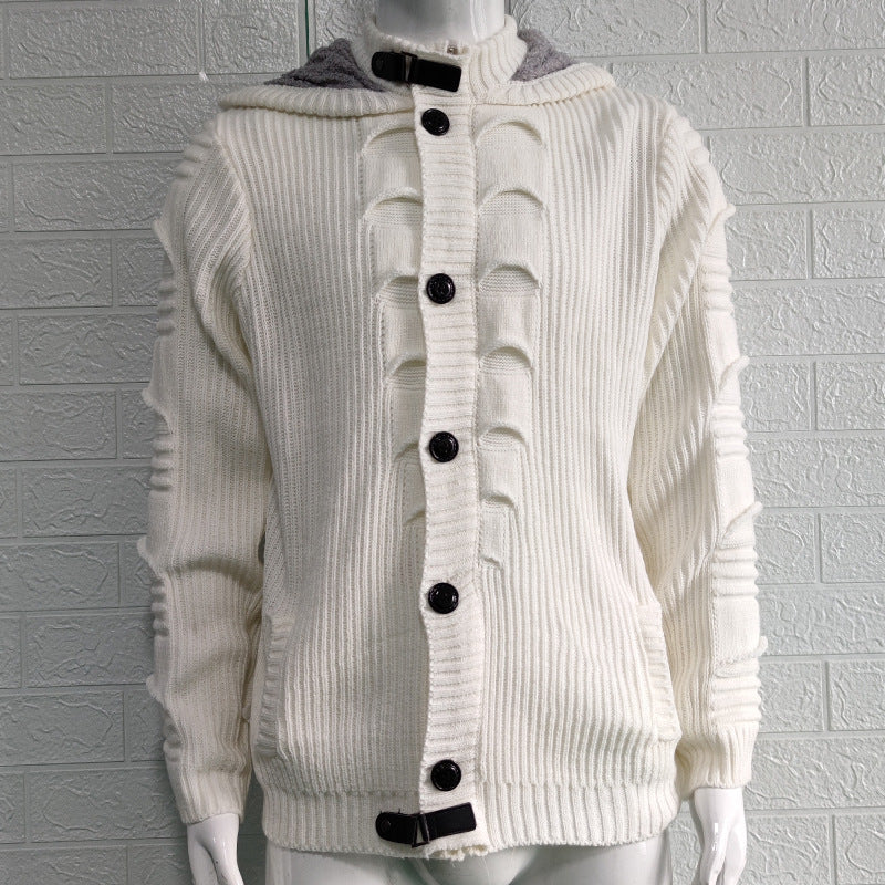 Baja Hoodie Hooded Knit Cardigan Coat