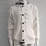 Baja Hoodie Hooded Knit Cardigan Coat