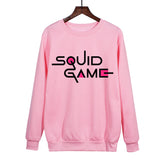 Squid Game Costume Pattern Printed Men's and Women's Loose round Neck Sweater