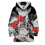 Anime Hoddies Autumn Curse Back To War Day Anime 3D Printed Men 'S Sweater