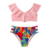 Children Swimsuit Children's Swimsuit Cute Solid Color Printing