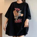 Tom And Jerry T Shirt Loose Chic