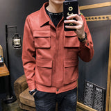 Men's Jackets Lapel Slim Casual