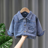 Toddler Girl Jackets Girls' Spring Clothes Denim Jacket Casual