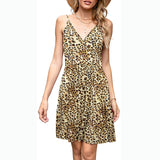 Nine Britton Dress Flower Printed V-neck Sleeveless Sling