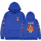 Squid Game Costume Hoodie Casual Sports Sweater for Men