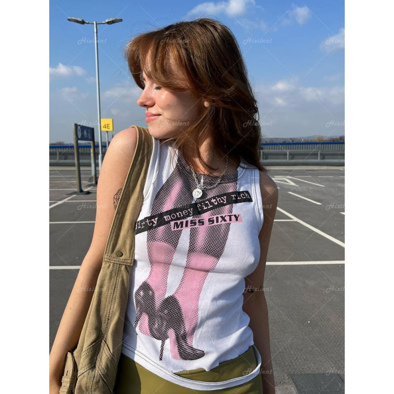 Vintage Y2g Shirts Women's Vest Top Women's Vest Women's