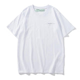 Off White T Shirt Arrow Print Short Sleeve Men'S Clothing Owt
