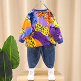 Toddler Boys Sweater Boys Sweater Suit Spring and Autumn