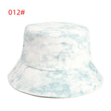 Bucket Hat Fishing Cap Cotton Print Fisherman Hat Bucket Hat Fashion Color Gradual Sun Hat