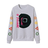 Squid Game Costume Sweatshirt round Neck Casual Pullover Sweater for Men and Women