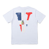 Vlone Mexico Friends Shirt Short Sleeve Friends Loose Cotton Street Hip-Hop Men'S And Women'S T-Shirt