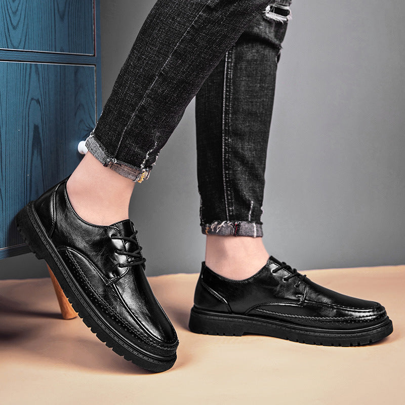 Men's Dress Shoes Classic Leather Oxfords Casual Cushioned Loafer Casual Business Shoes Men's Shoes Comfortable