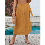 Coachella Music Festival Outfits Summer Vacation Sexy See-through Sexy Beach Dress