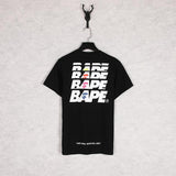 Bathing Ape T Shirt Summer Letter Print Short-Sleeve T-shirt