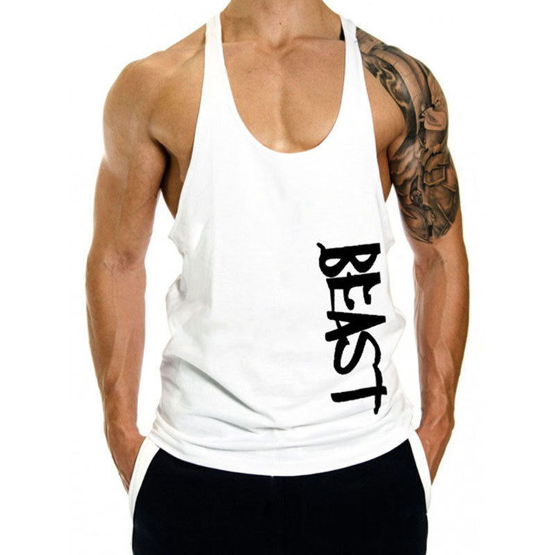 Wifebeater Shirt Loose Vest I-Shaped Breathable Sleeveless