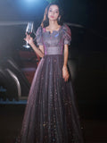 Mauve Dress Bridesmaid Evening Dress Women's Banquet Purple Host